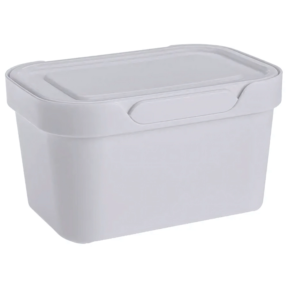 ЯЩИК С КРЫШКОЙ УНИВЕРСАЛЬНЫЙ LUXE, 189х110 ММ, 1,9Л (Светло-серый)