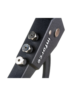 Литой ручной заклепочник Inforce в кейсе, с набором заклепок 2.4-4.8 мм 06-14-101