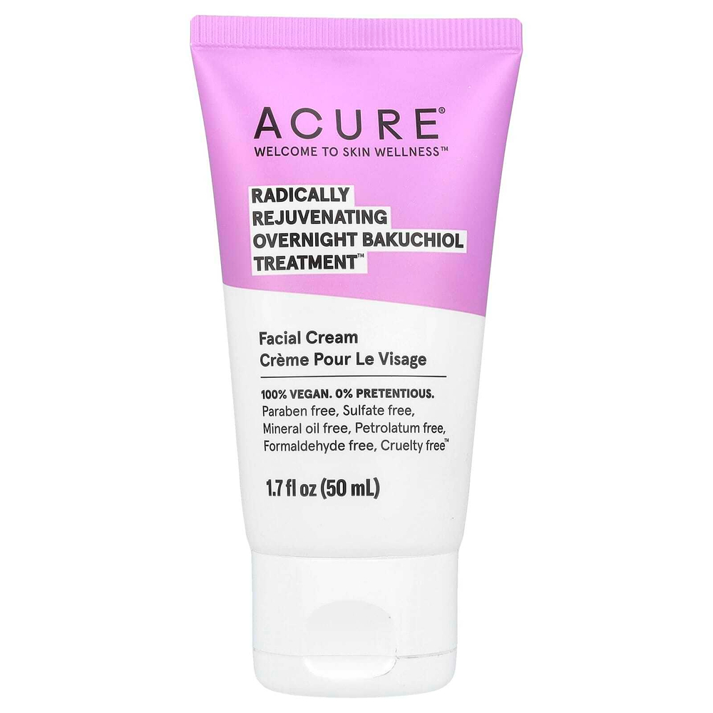 ACURE, Radically Rejuvenating, ночное средство с бакучиолом, 50 мл (1,7 жидк. унции)