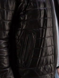 Куртка весна кожаная натуральная утепленная