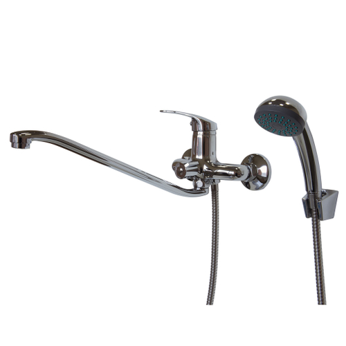 Смеситель для ванны и раковины 35к F2239-B FRAP див корп (S-излив, хром, силумин)