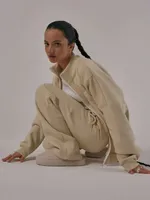 Купить Толстовка One Two Summer Sand Zip-Up бежевая Толстовка One Two Summer Sand Zip-Up бежевая