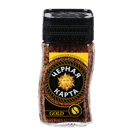 Кофе Черная карта голд 95г ст/б