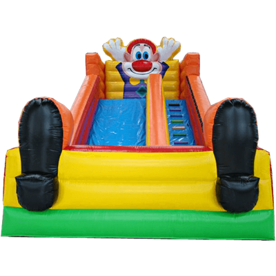 Большой надувной батут-горка "Арлекин"