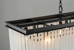 Люстра Odeon 10C/P black/frost