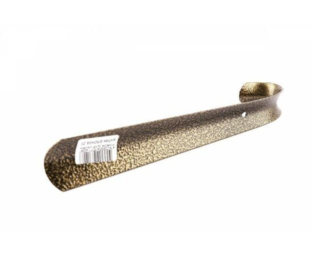 Ложка для обуви металлическая, Рожок для обуви железный 20см. Цвет: Бронза/ Товары для дома