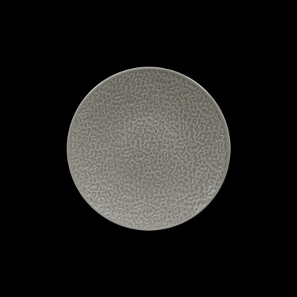 ТАРЕЛКА мелкая без бортов 8,25" 208мм, серый "Corone Nori"
