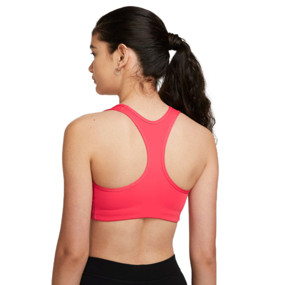 ТОП теннисный Nike Jordan Jumpman Women's Medium Support Pad Sports Bra - lt fusion red/pomegranat