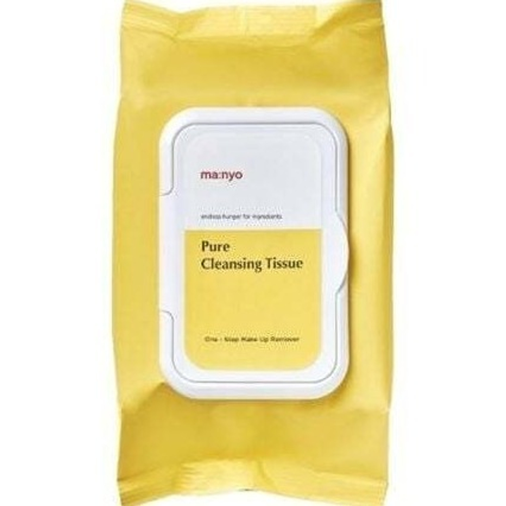 Manyo Pure Cleansing Tissue Очищающие салфетки 80 шт