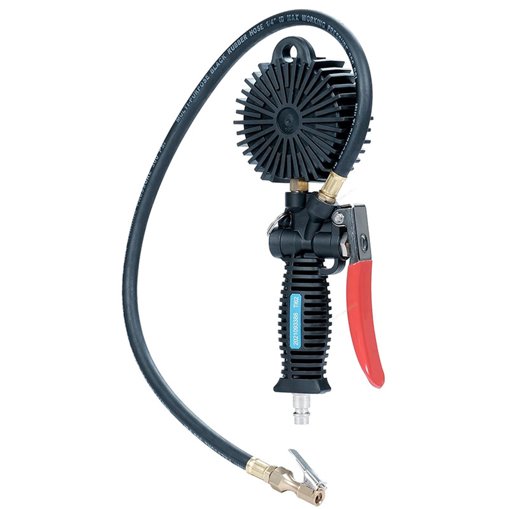 NORDBERG (TI62) Пистолет для подкачки колес с жидкостным манометром 80 мм