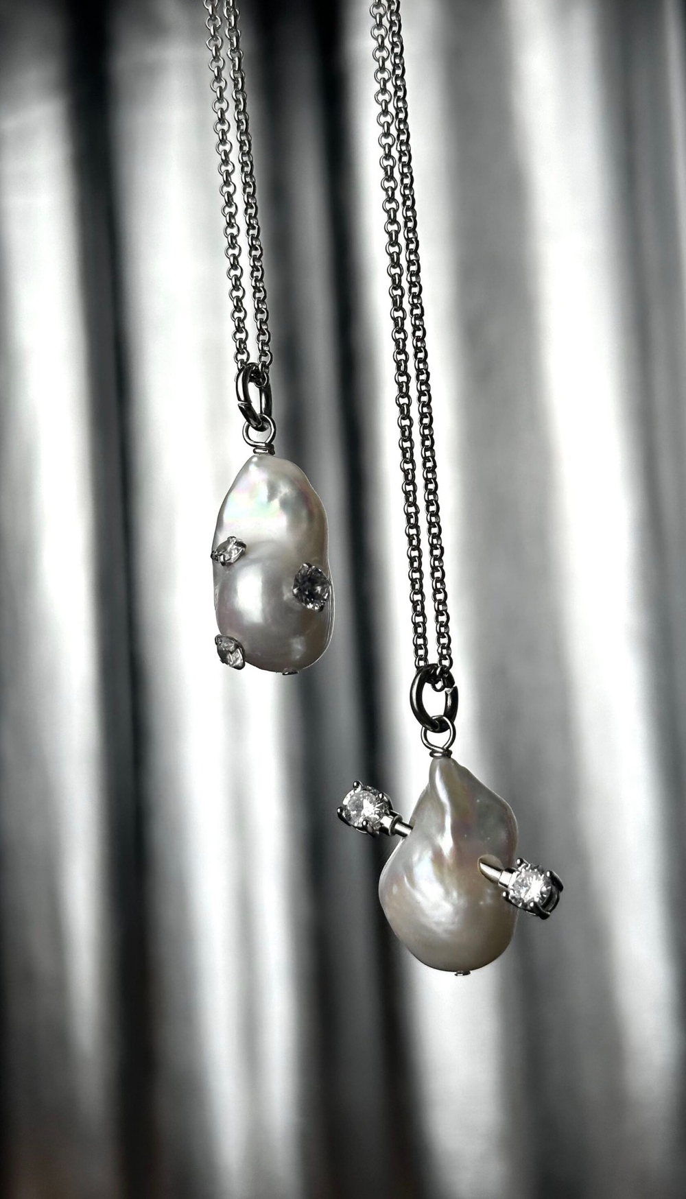NNEO PEARLLY Кулон Шайн жемчуг с кристаллами