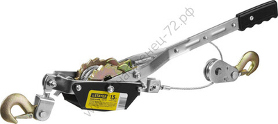 STAYER MAXPull, 1.5 т, 2.4 м, ручная рычажная лебедка (4310-1.5)