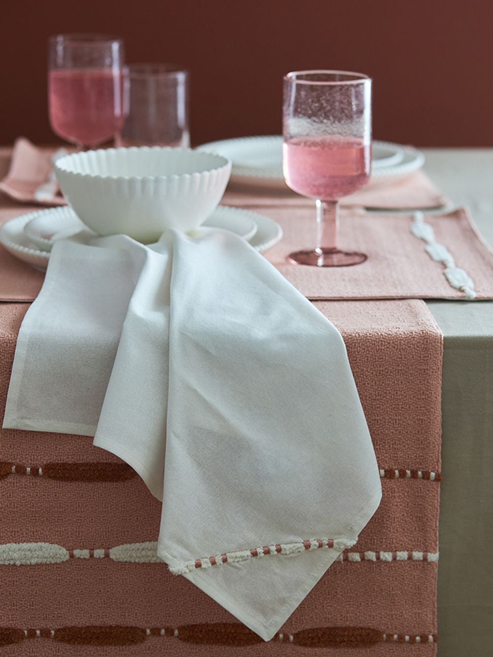 Салфетка под приборы Feather mood из коллекции Ethnic, 33х48 см