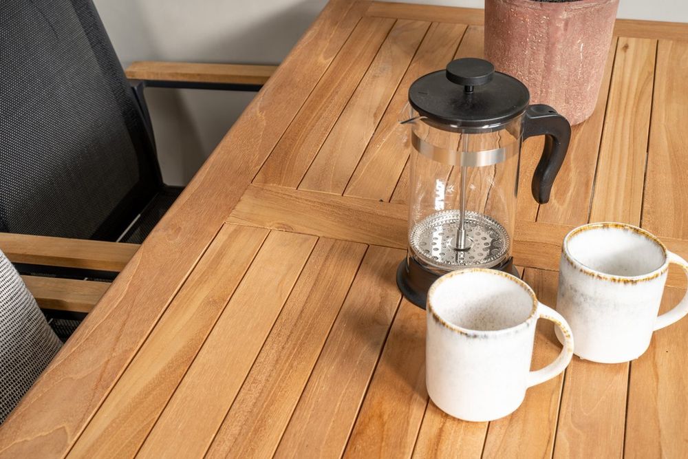 Turin, стол натуральный, тик