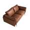 Диван 2-местный 6222 SL из табачно-коричневой кожи