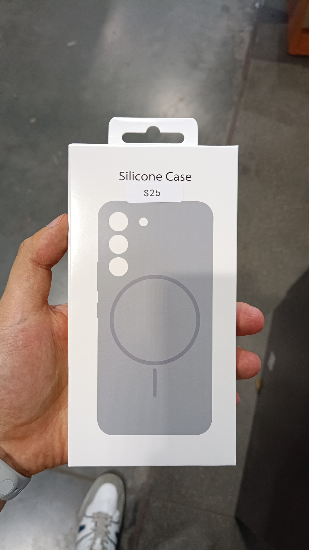 Накладка SILICONE CASE c MagSafe для Samsung S25 Ultra