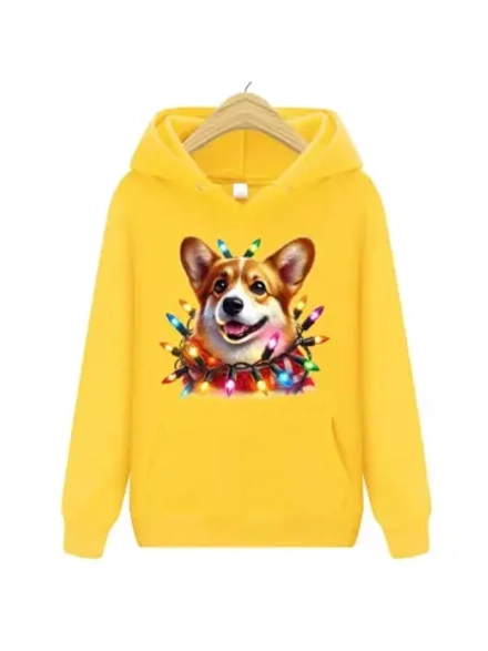 Термотрансфер "Корги" 20х20, наклейка на одежду