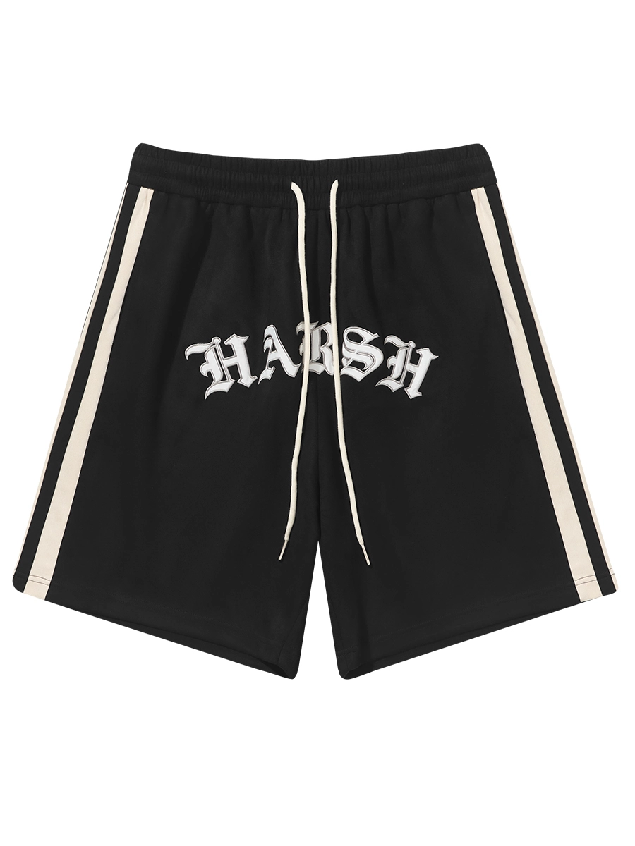 Шорты HARSHandCRUEL "Font Logo" Velour Shorts