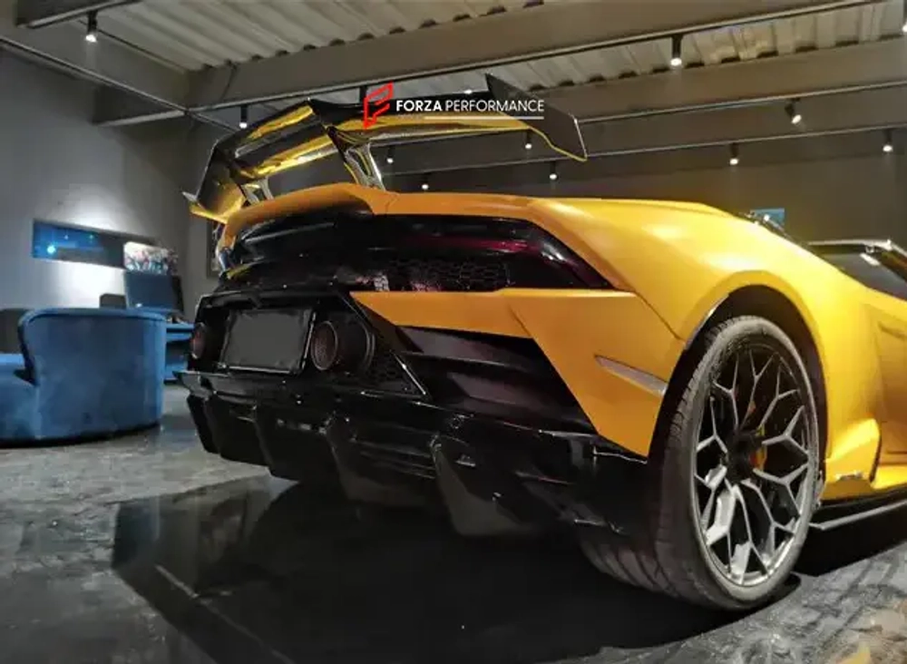 Карбоновый спойлер-крыло для Lamborghini Huracan LP610 Evo Ламборгини Хуракан