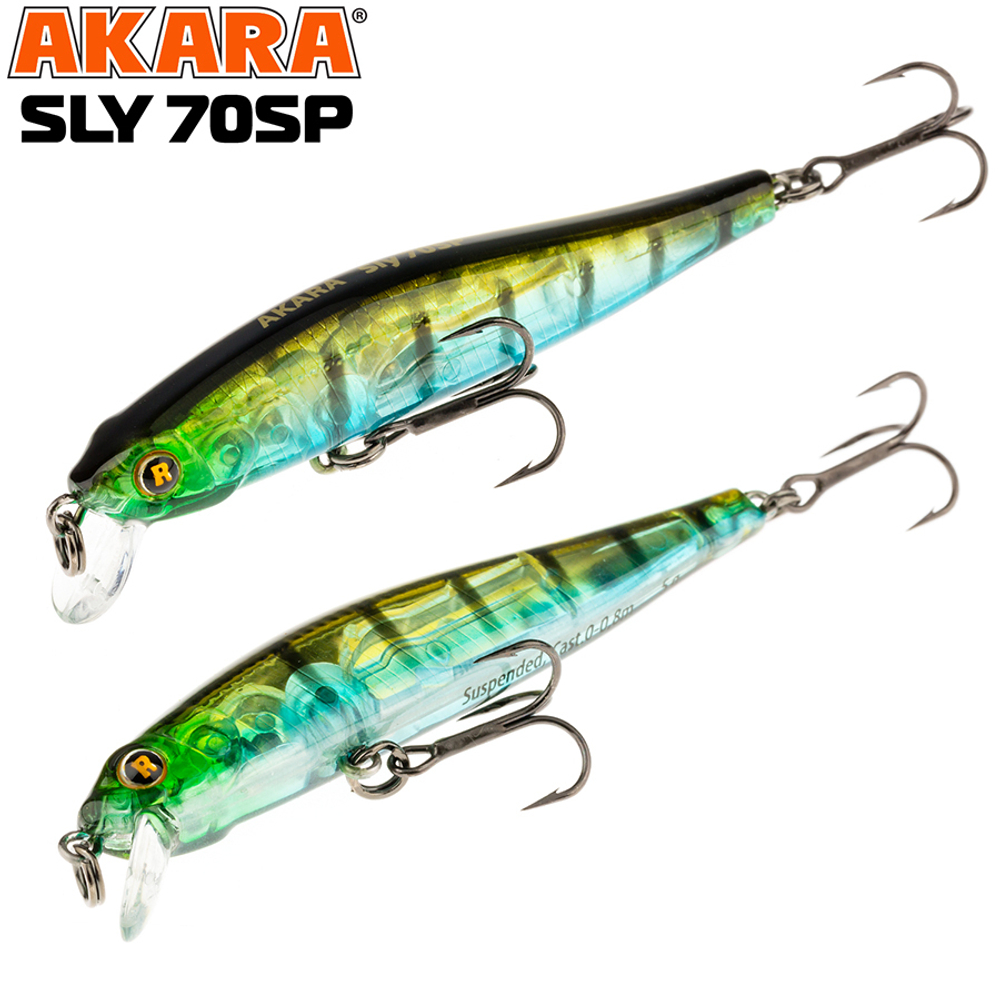 Воблер Akara Sly 70SP 5 гр. (3/17 oz 2,8 in) A133