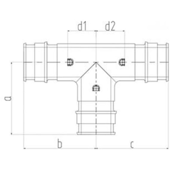 Тройник ONE PLUS PPSU 32 (20/4) купить в Москве и Московской области по низкой цене с доставкой по России — (1) Тройник ONE PLUS PPSU 32 (20/4) — (1)
