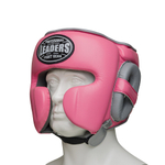 Шлем боксерский LEADERS MEX FANCY PNK/GR розовый/серый