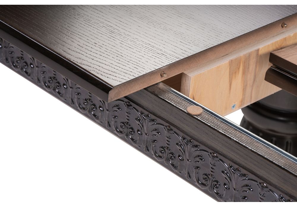 Деревянный стол Морнит 220(320)х110 орех темный / орех