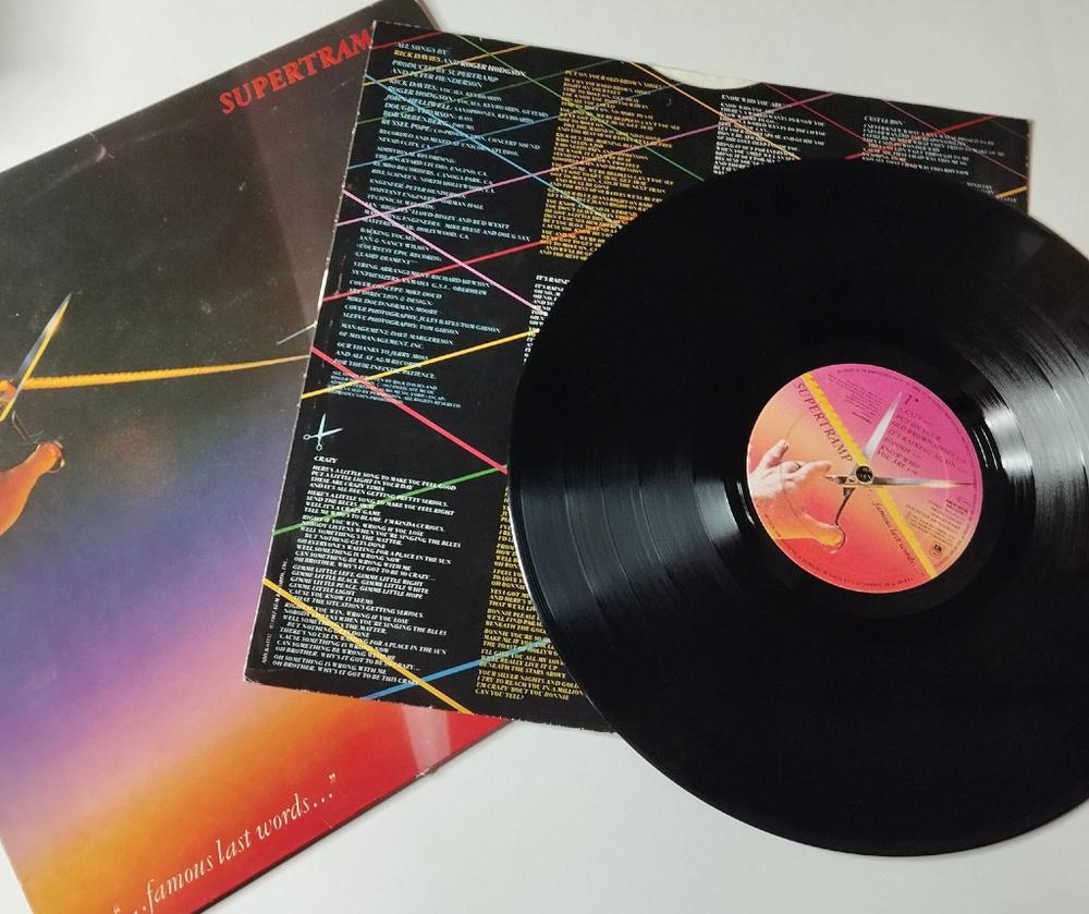 Винтажная виниловая пластинка LP Supertramp Famous Last Words (Holland 1982) Know Who You Are