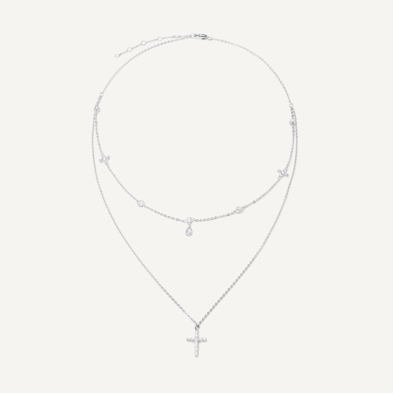 Колье Капли и Кресты
