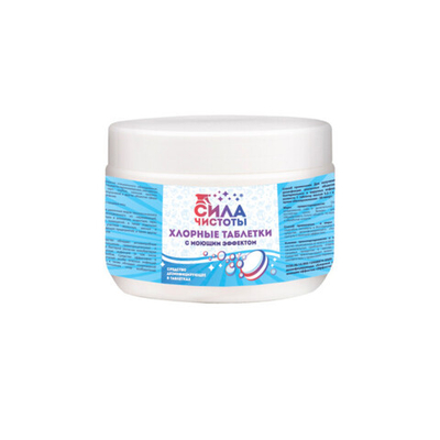 Хлор «Сила Чистоты дезинфицирующее средство, 100 таблеток, упак.