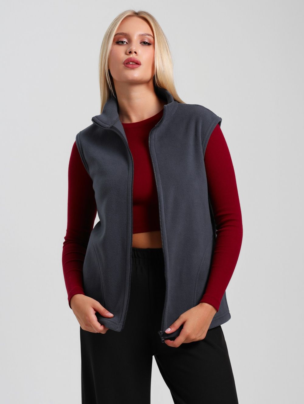 Толстовка (жилетка) Орбита Виотекс СЕРЫЙ