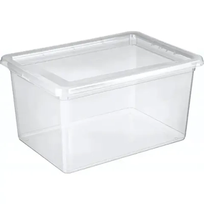 Контейнер универсальный с крышкой для хранения «PALM», бесцветный, 54,7*39,2*29см, 45л