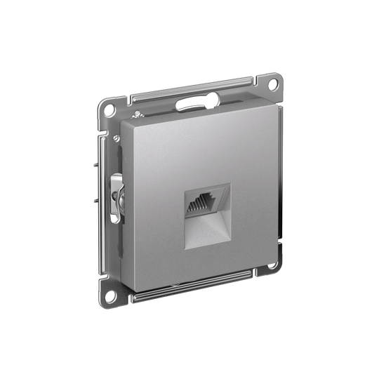 Розетка компьютерная AtlasDesign RJ45 кат.6A механизм алюм. SE ATN000386