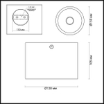 6669/1CL HIGHTECH ODL19 357 черный с золотым фоль-м Потолочной накладной светильник LED GU10 1*7W 220V GLASGOW (вместо 3878/1CL)