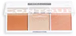 Хайлайтер для лица Палетка для скульптурирования Revolution Contour Trio - Sugar
