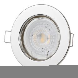 ST1 CH Светильник ЭРА штампованный MR16,12V/220V, 50W хром