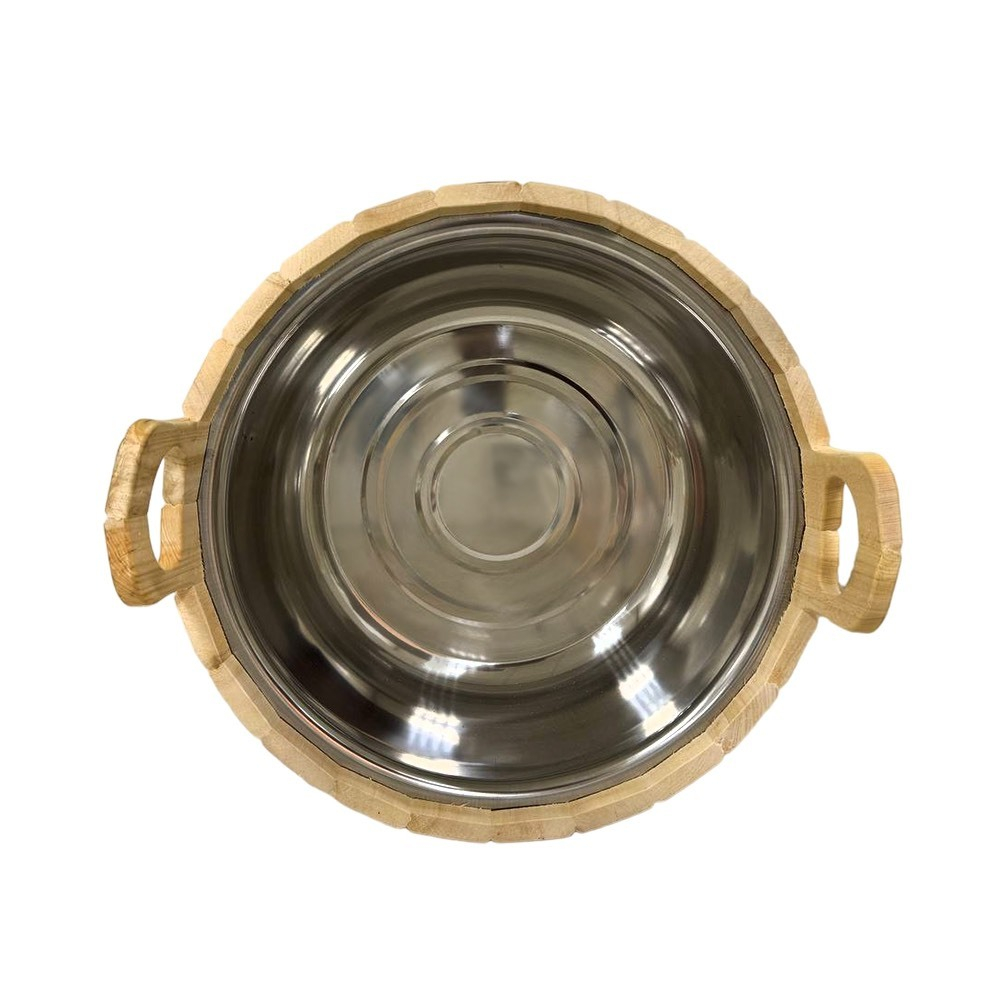 Шайка 17л. с нерж. вставкой двуручная  (ЛТ-17)