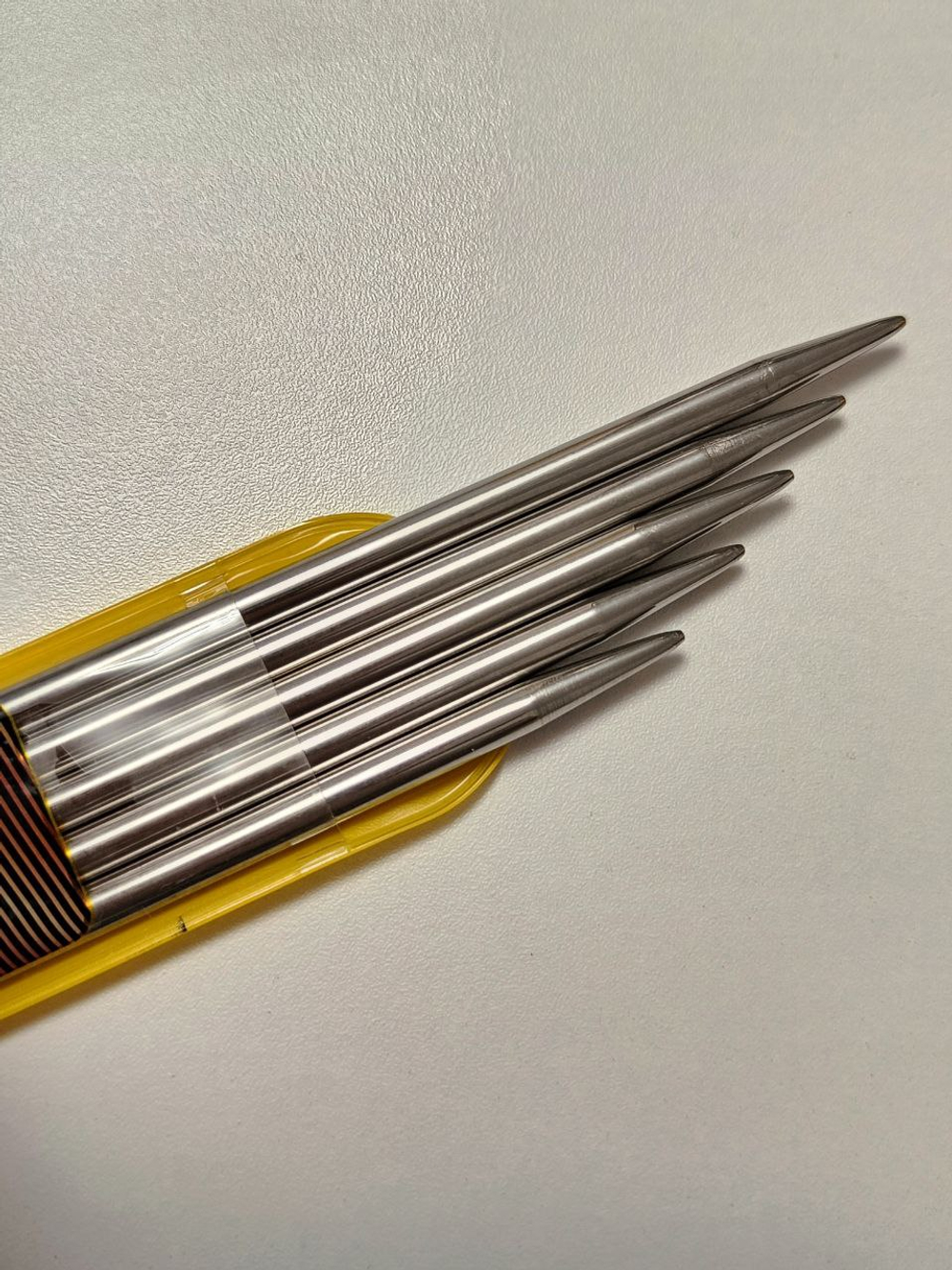 Спицы чулочные, длина 25 см, № 6, 5 шт.