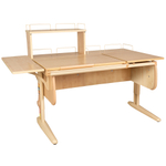 Растущая парта с задними и боковой полками Дэми СУТ 25-02-Б1Д1 (1500×880 мм)