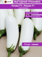 Розан F1 баклажан белый