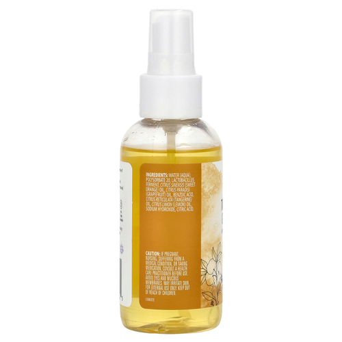 Aura Cacia, спрей для ароматерапии, для распыления в помещении и нанесения на кожу, освежающий мандарин и грейпфрут, 118 мл (4 жидк. унции)