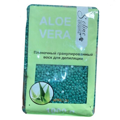 Воск "Soline Charms" пленочный в гранулах - алоэ (пакет) 100 гр