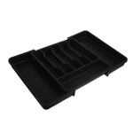 Лоток для столовых приборов тм VETTA, раздвигающийся, 37х33 см, пластик