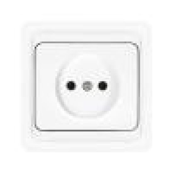 Розетка UNIVersal Валери 1 м. с/п б/з бел.16А 250В