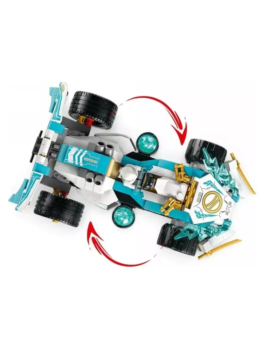 Конструктор Ниндзя Гоночный автомобиль Кружитцу 327 деталей