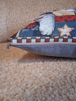 Декоративный гобеленовый чехол для интерьерной подушки Котята 1 38*38