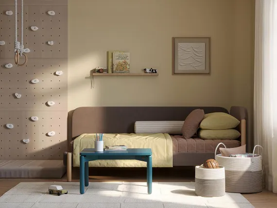 Столик кофейный Saga, 50х70 см, сине-зеленый