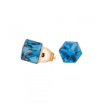 Серьги-пусеты Fiore Luna Aquamarine SWE1127/1 A RG