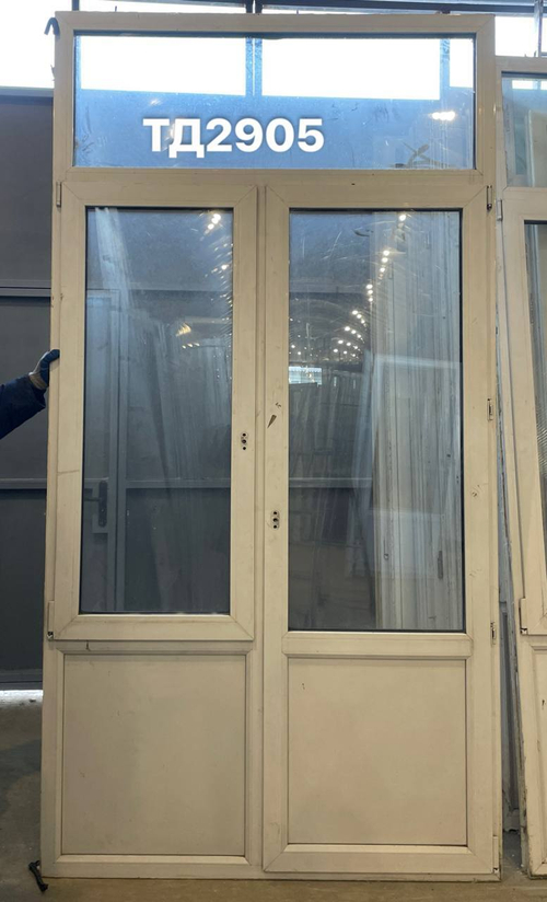 Дверь Пластиковая Б/У 276(в) х 145(ш) (Балконный Блок)