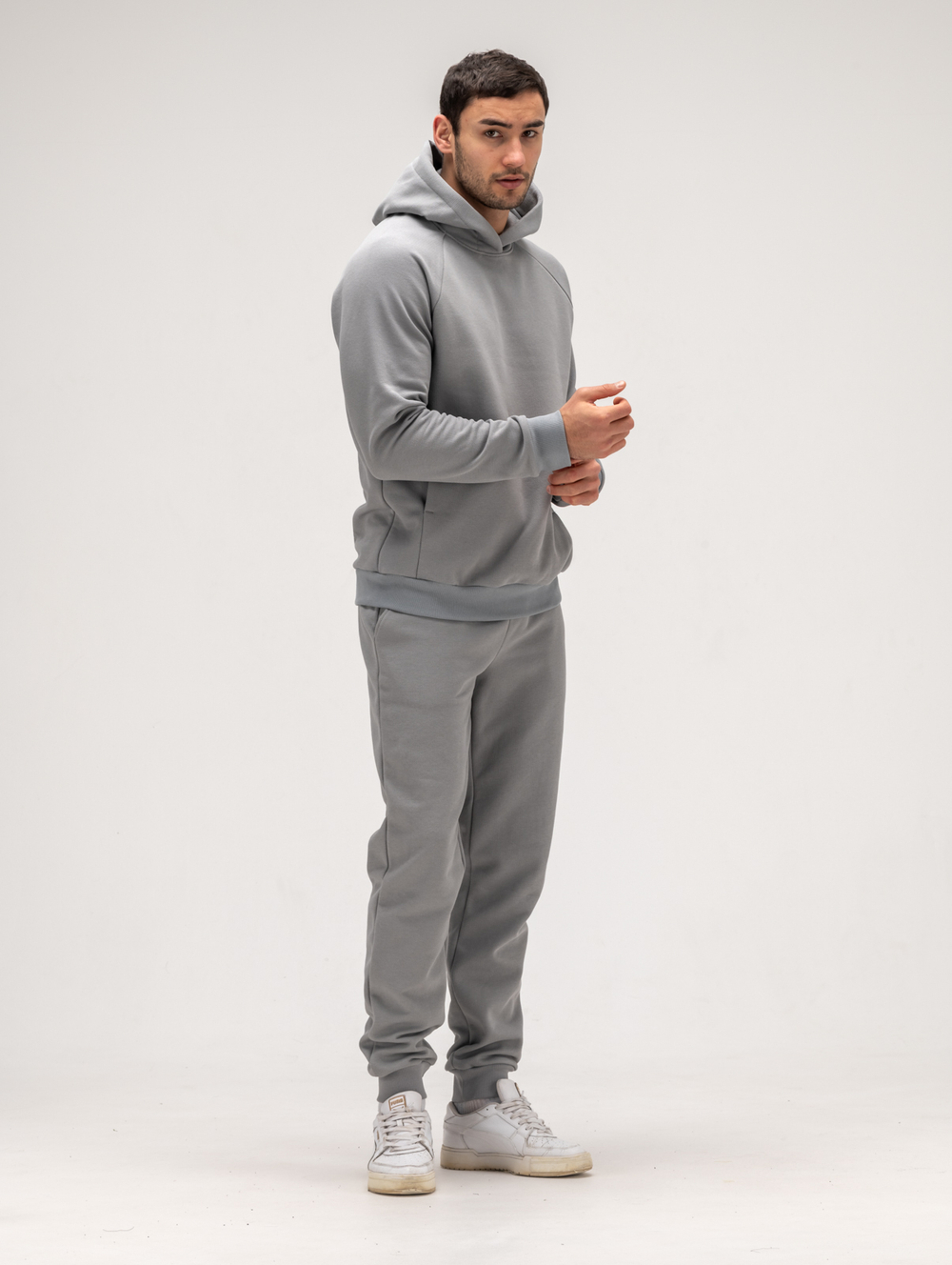 Костюм мужской спортивный теплый. Грей